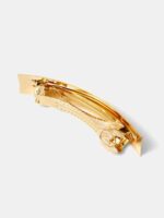 Premium Gold Metal French Barrette – Large Automatic Hair Clip for Thick Hair, Half-Ups, and Ponytails - Image 2
