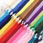 Professional Grade Invisible Zippers for Bespoke Tailoring & Fashion (100Piece Random colours)