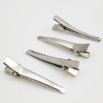 Professional Metal Alligator Hair Clips - Flat Top Duckbill Bases for DIY Bows, Salons, and Crafting - Image 2