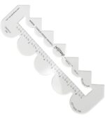 ✂️ Deepak 4-in-1 Fashion Template Ruler