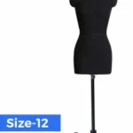 Professional Female Tailoring Dummy with Adjustable Rolling Stand (Size-12)