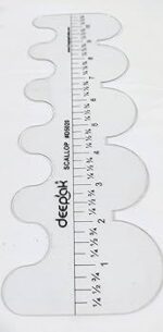 🎨 Scallop Edge Template Ruler for Crafting and Sewing - Image 3