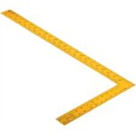 Professional Tailor's L-Square Ruler - Heavy Duty Measuring Tool(wooden )