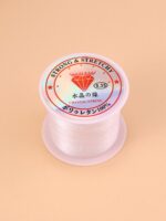Professional Nerambu (Nylon Wire) - Stiff Transparent Thread for Aari Embroidery and Jewelry Making(0.35mm)(1Piece)
