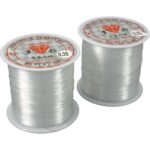 Professional Nerambu (Nylon Wire) - Stiff Transparent Thread for Aari Embroidery and Jewelry Making(0.35mm)(1Piece) - Image 2