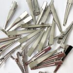 Professional Metal Alligator Hair Clips - Flat Top Duckbill Bases for DIY Bows, Salons, and Crafting Big size