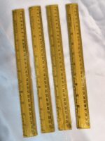 📏 Tailor's Essential 30 cm Wooden Measurement Ruler - Image 2