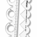 Scallop scale /Mahan Designer's Template (5-in-1)