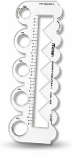 Scallop scale /Mahan Designer's Template (5-in-1)