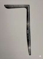 Professional KHYATI Designer's L-Square Ruler (24-Inch x 12-Inch)