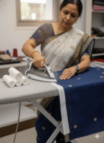 NMO-JIO Professional White Paper Canvas – Stiffening Patti Roll 40GSM 10M - Image 5