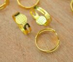 Adjustable Gold Ring  – Professional Bases for Jewelry