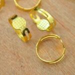 Adjustable Gold Ring  – Professional Bases for Jewelry