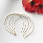 Premium Gold-Finished Metal Headband Bases - Image 2