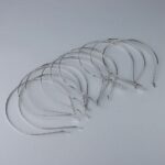 Professional Silver-Tone Metal Headband Frame