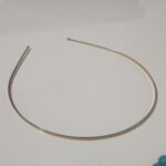 Ultra-Thin Gold-Tone Metal Headband Base (12Piece)