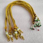 Adjustable Gold-Toned Dori Neck Cord with Pearl & Bead Accents(12Piece) - Image 2