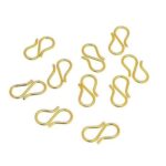 Premium Gold-Plated S-Hook Clasps