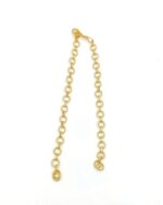 Golden back chain with Hook Jewelry Connectors - Linked Extender Chains for Necklaces - Image 2