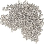 Premium silver-Tone Gear Locks (Crimp Beads)(Approx 100Piece)
