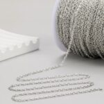 Silver Jewelry Making Cable Chain Spool/Link chain