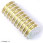 0.4mm Gold-Plated Professional Jewelry Wire – Ultra-Fine Copper Core Crafting Wire for Detailed Beading and Filigree(1Piece) - Image 2