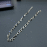 Sterling Silver Style Back Chain Extenders with Hook Clasps