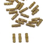 Gold-Tone Barrel Screw Clasps for Jewelry Making