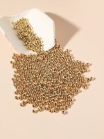A STAR Premium Gold Glass Seed/Sugar Beads(1Pack-450g) - Image 2