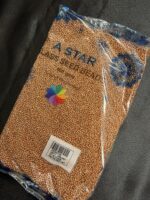 A-STAR Premium copper Glass Seed /Sugar Beads - 450g Pack