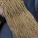 LeCraft Royal Premium Beads – Metallic Gold (6mm)(80Beads x 15Lines per bunch)(5Bunch)