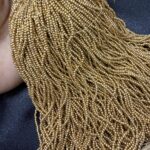 LeCraft Royal Premium Beads – Metallic Gold(1.5mm)(100Beads x 12lines per bunch)