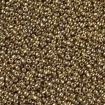 A-STAR Antique Gold Glass Seed/Sugar Beads - 450g Pack - Image 2