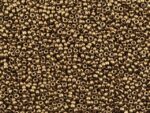 Priso Antique Gold Glass Seed/Sugar Beads - 450g Pack - Image 2