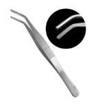 Precision Stainless Steel Angled Tweezer ( 1 Piece )
