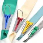5-Piece Bias Tape Maker Set - Create Custom Fabric Binding in 5 Different Sizes (6mm to 25mm) - Image 2