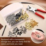 ✨ Eyelet & Grommet Setting Pliers with Punching Function with 144 press button - Image 2