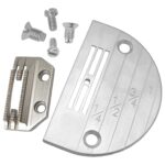 Premium Sewing Machine Needle Plate and Feed Dog Set