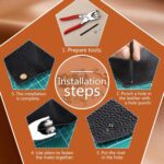 ✨ Eyelet & Grommet Setting Pliers with Punching Function with 144 press button - Image 4