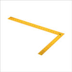 Professional Tailor's L-Square Ruler - Heavy Duty Measuring Tool(wooden ) - Image 3