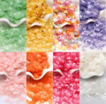 Miniature Flower-Shaped Resin Sequins