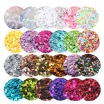 Premium Round Sequins Pack – Vibrant Shimmer Finishes for DIY Crafts, Embroidery, Sewing, and Party Decor