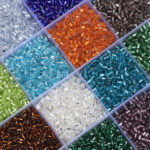 Glass Cut/Tube Beads – Premium Beads for Aari & Jewelry Work (11/0)