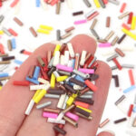 Premium Opaque Glass Cutdana Tube Beads for Aari & Maggam Work - Image 5