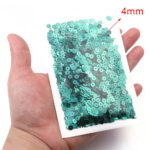 Color Round Flat Sequins Bulk Set – 4mm Paillettes for Embroidery, Arts & Crafts, and DIY Fashion - Image 2