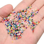 Opaque Glass Cylinder/Cut Beads – Premium Beads for Aari & Jewelry Work