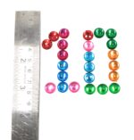 Premium Acrylic Round Cabochon Gems stone 10mm (270Pc)