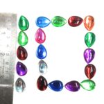Premium Acrylic Drop Cabochon Gems stone 13x18 (130Pc)
