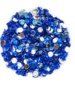 12 Cut Round Flatback Two Holes Sew-On Rhinestone Crystals Acrylic Beads,Kundan Stone with Hole for Sewing Modal Jewellery Making Embroidery and Craft Work  6mm (1040Pc) - Image 6