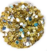 12 Cut Round Flatback Two Holes Sew-On Rhinestone Crystals Acrylic Beads,Kundan Stone with Hole for Sewing Modal Jewellery Making Embroidery and Craft Work  6mm (1040Pc) - Image 4